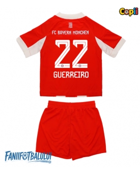 Bayern Munich Raphael Guerreiro #22 Echipament de Fotbal Replică 2025-26 Copii Acasa (+ Șorturi)